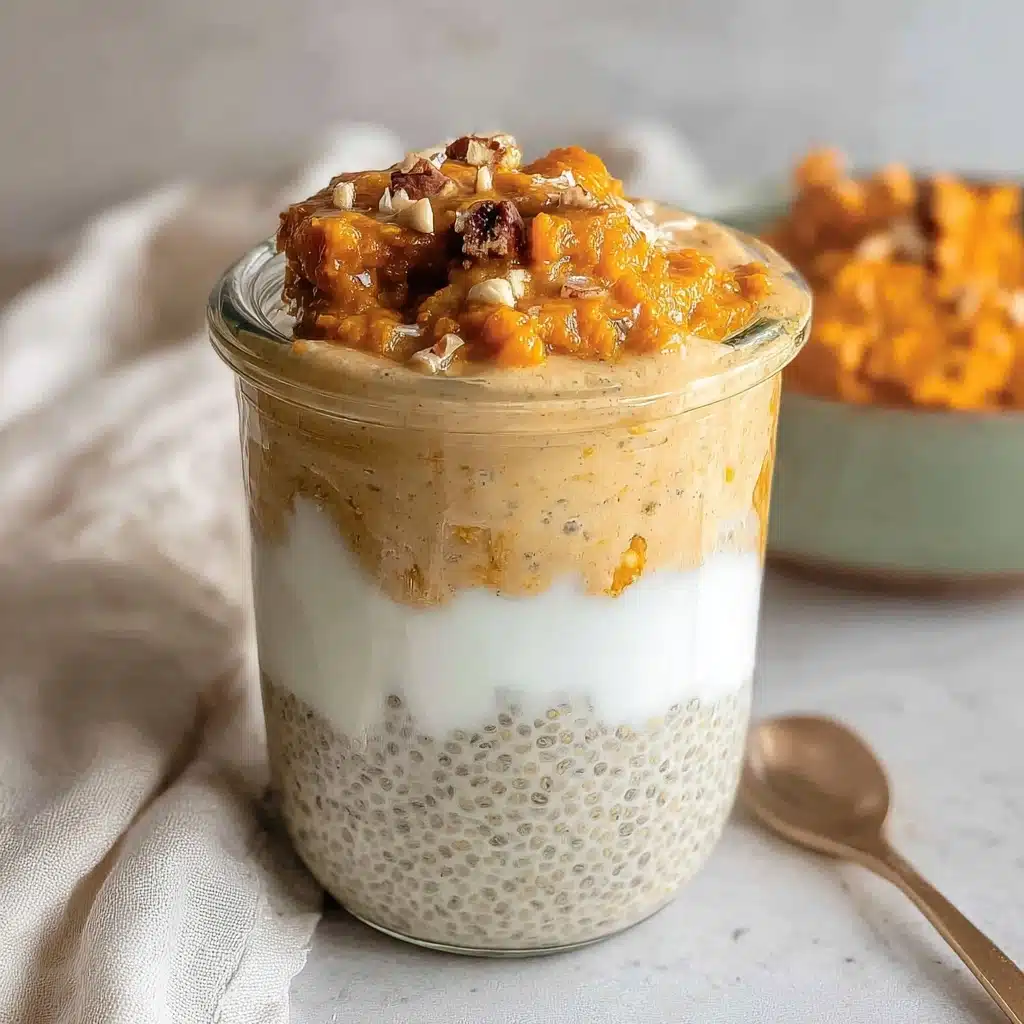 Creamy Pumpkin Pie Chia Seed Pudding with Yogurt Recipe - Recipe Image