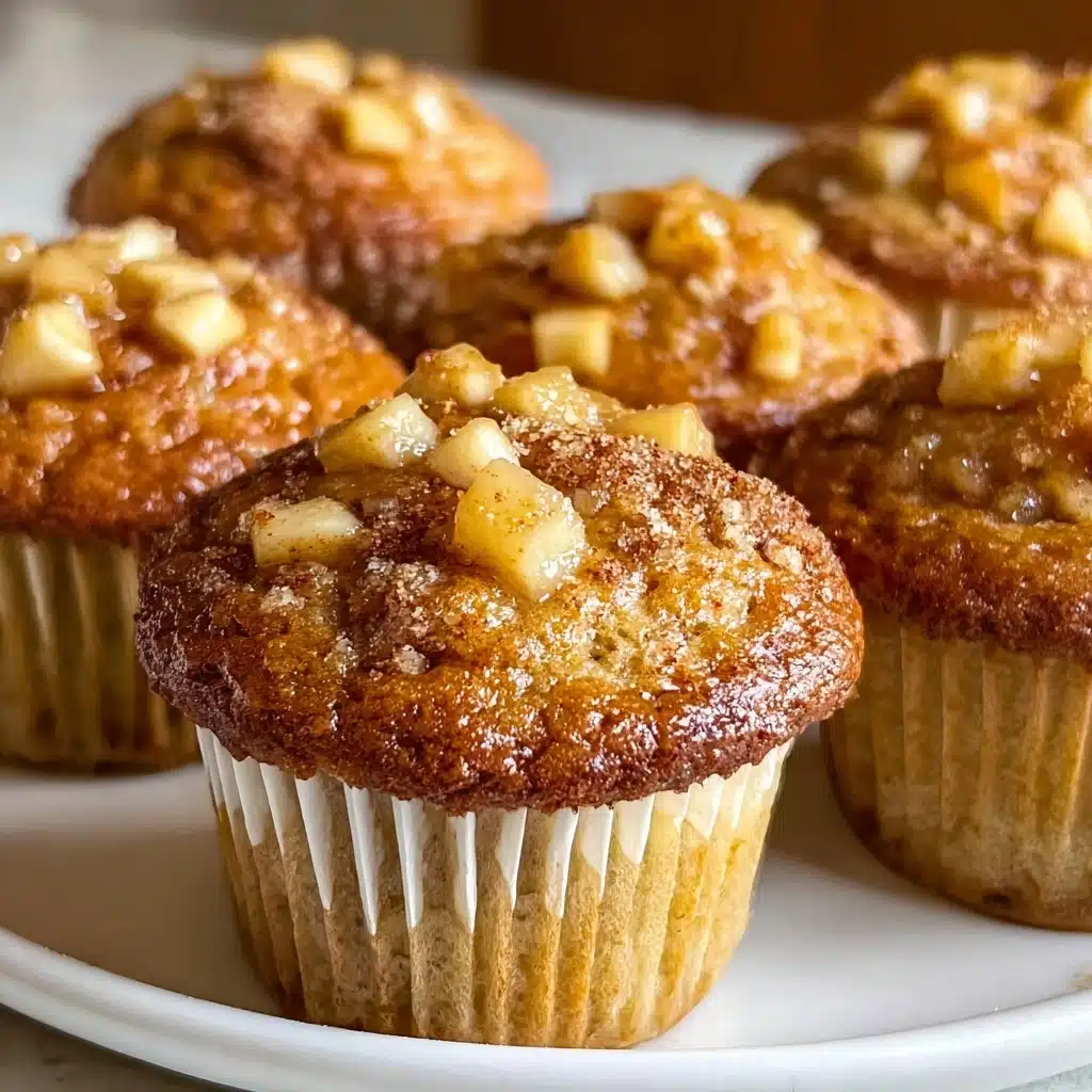 Apple Cinnamon Greek Yogurt Muffins Recipe - Recipe Image