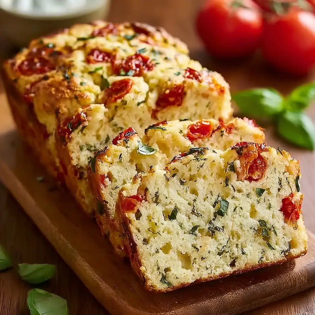 Savory Caprese Bread Recipe - Recipe Image