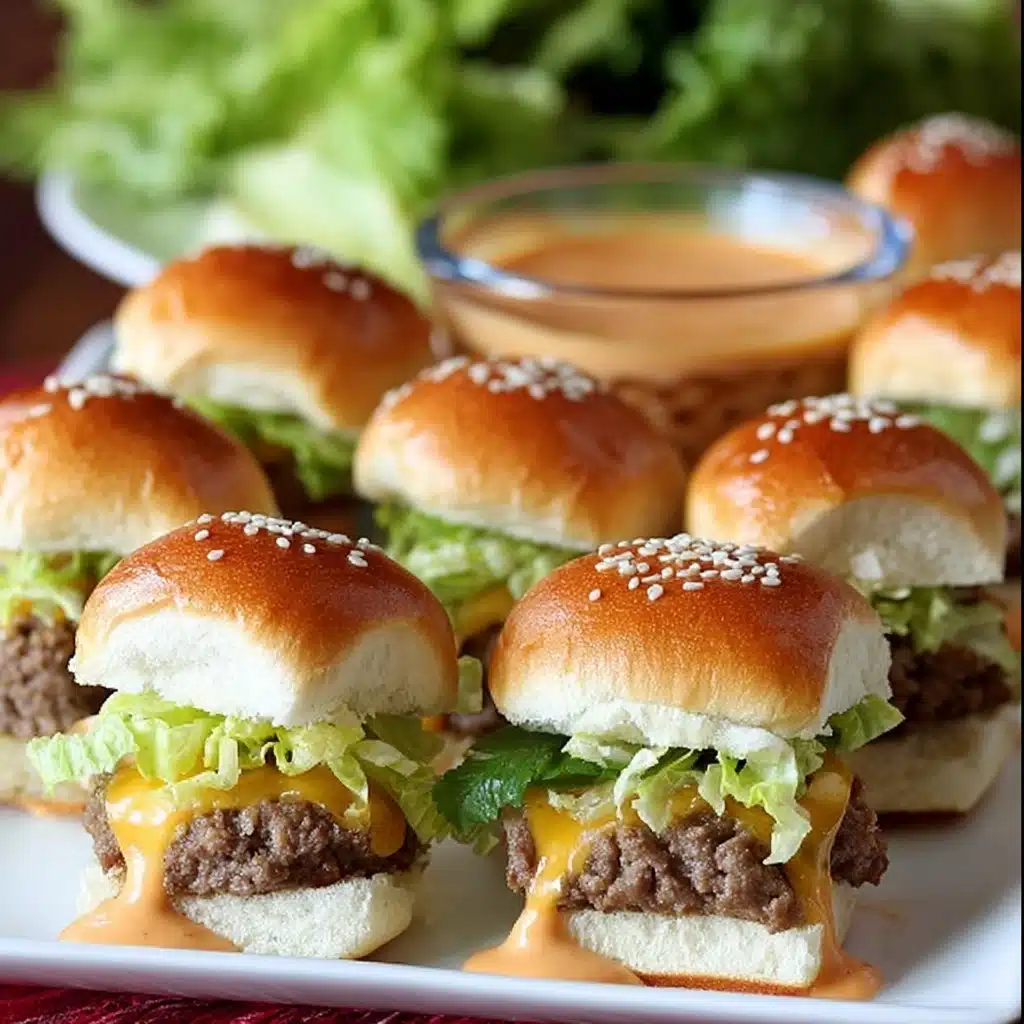 Big Mac Sliders Recipe - Recipe Image