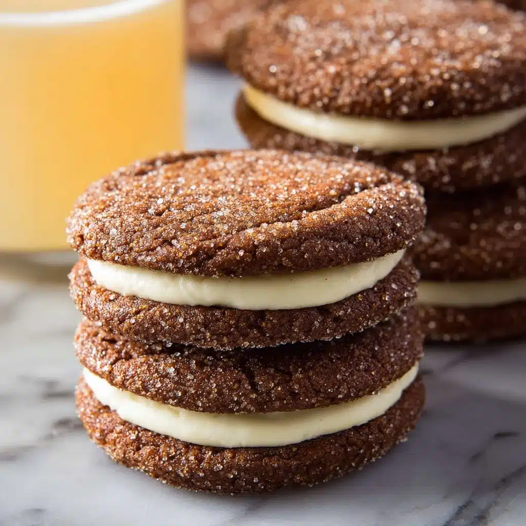 Ginger Molasses Sandwich Cookies Recipe - Recipe Image