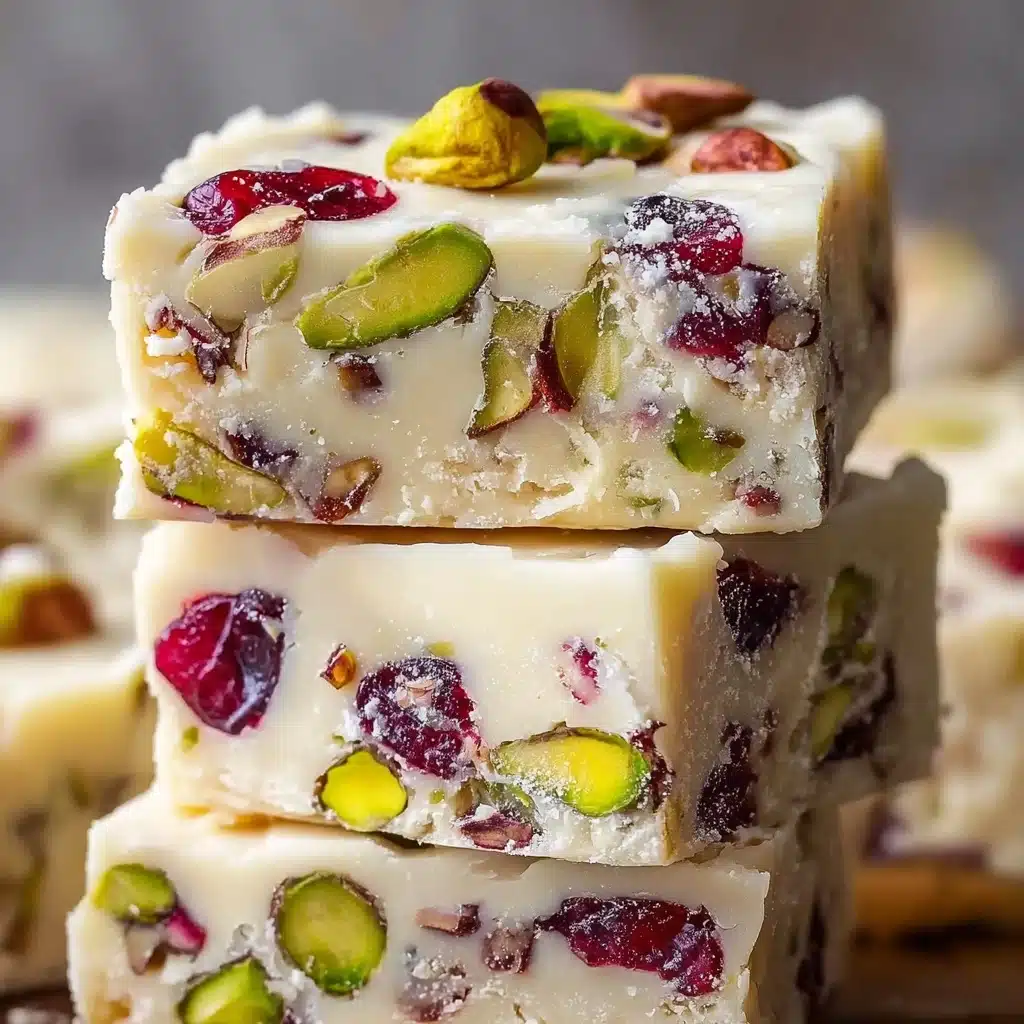 Cranberry Pistachio Shortbread Cookies Recipe - Recipe Image