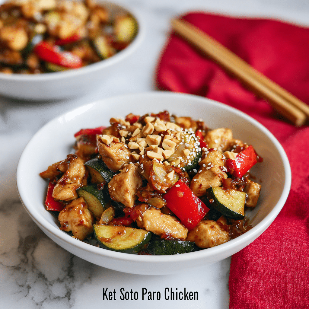 Keto Kung Pao Chicken Recipe - Recipe Image