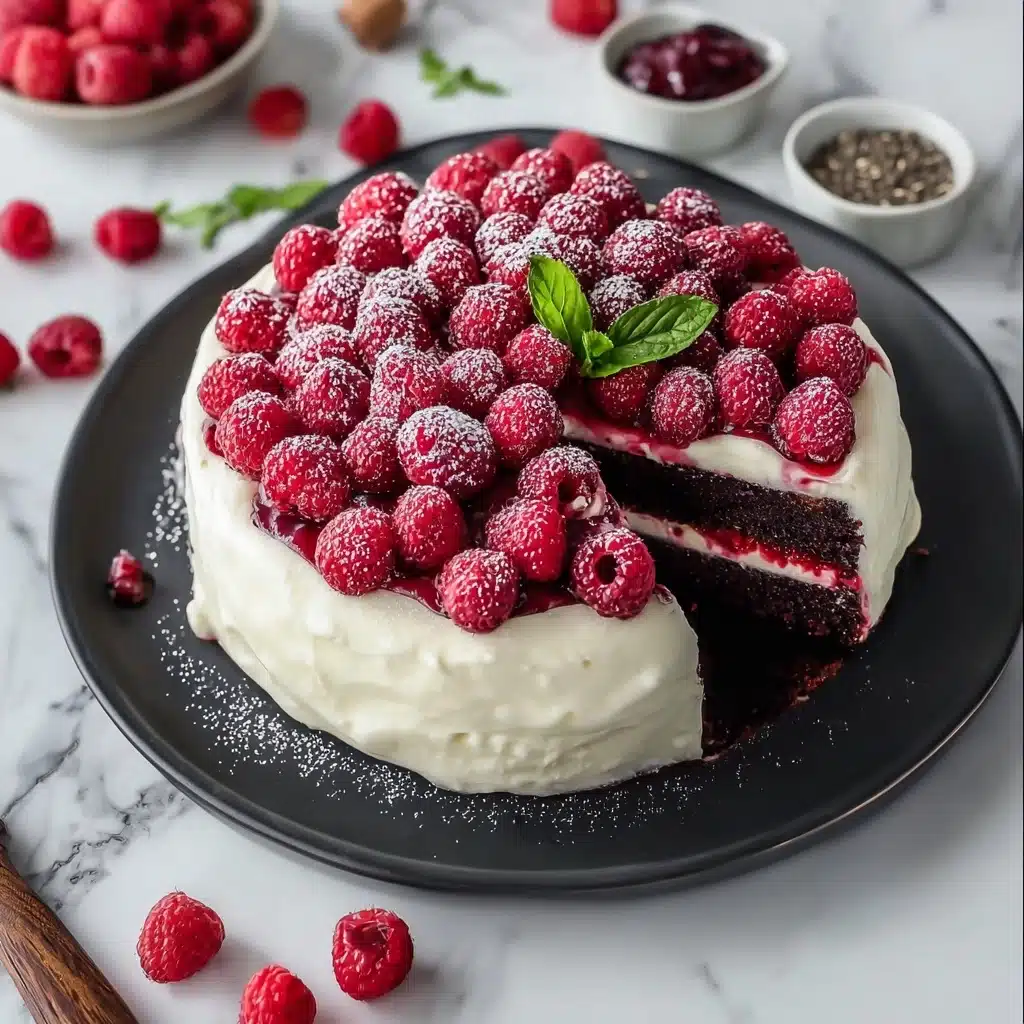 White Chocolate Raspberry Dream Cake Recipe - Recipe Image