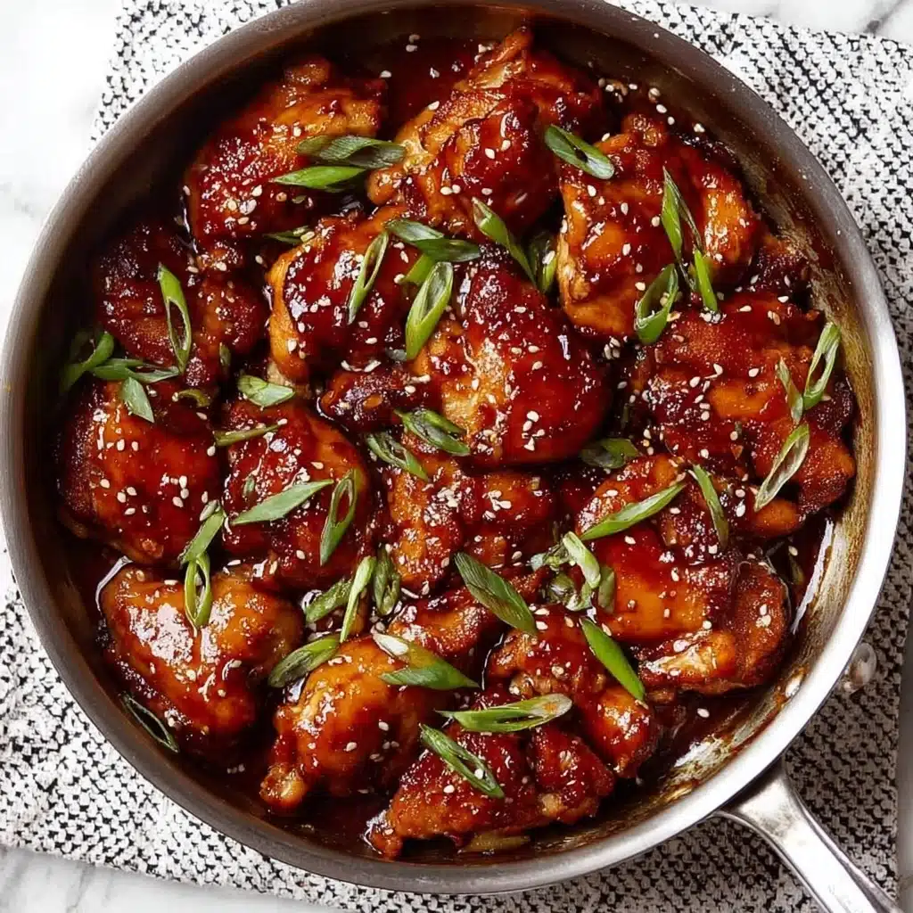 Sticky Ginger Soy Glazed Chicken Recipe - Recipe Image