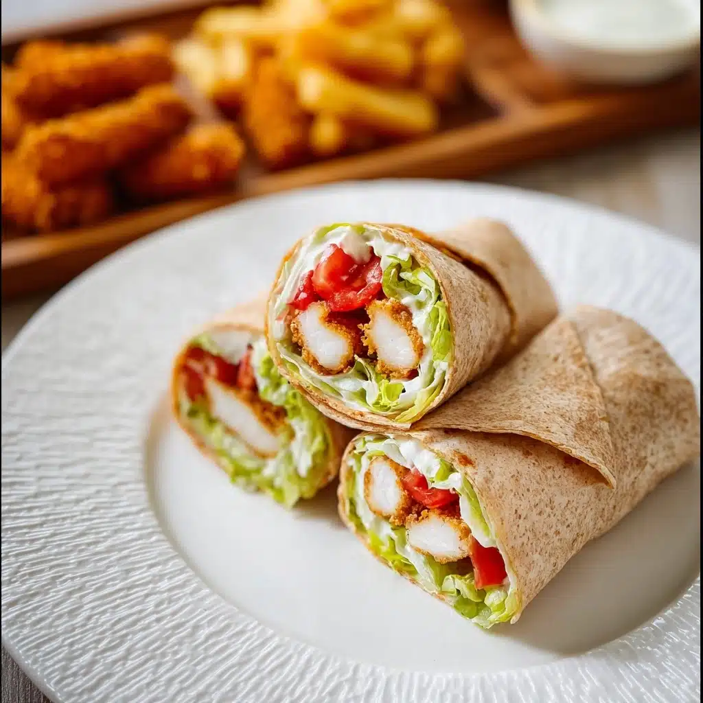 Crispy Chicken Ranch Wraps Recipe - Recipe Image