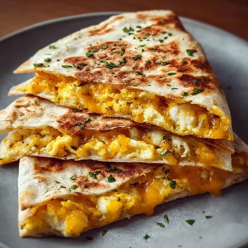 Cheddar Egg Quesadilla Recipe - Recipe Image