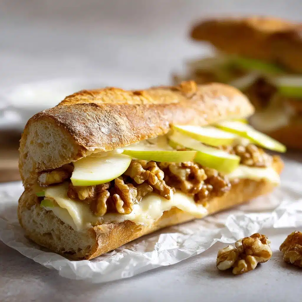 Apple Brie Baguette Sandwiches Recipe - Recipe Image