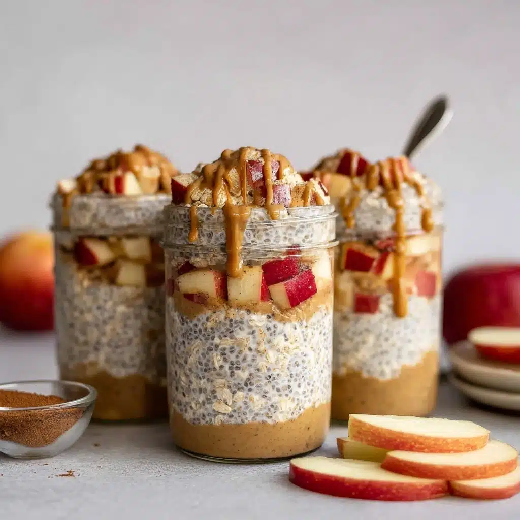 Apple Cinnamon Overnight Oats Recipe - Recipe Image