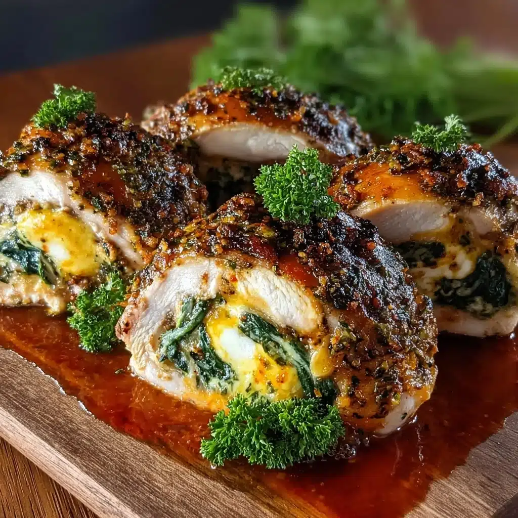 Herbed Ricotta Stuffed Chicken Rolls Recipe - Recipe Image