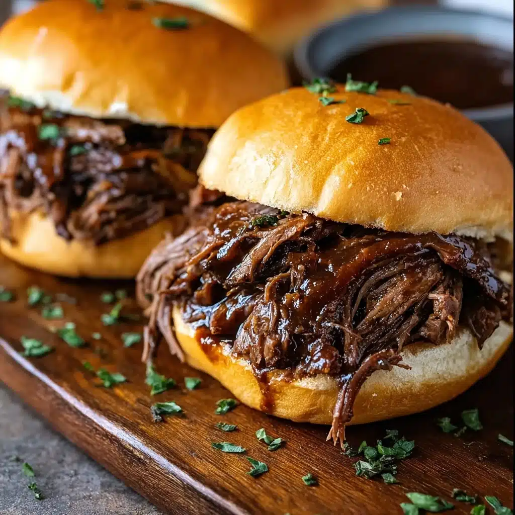 Crockpot French Dip Sandwiches Recipe - Recipe Image
