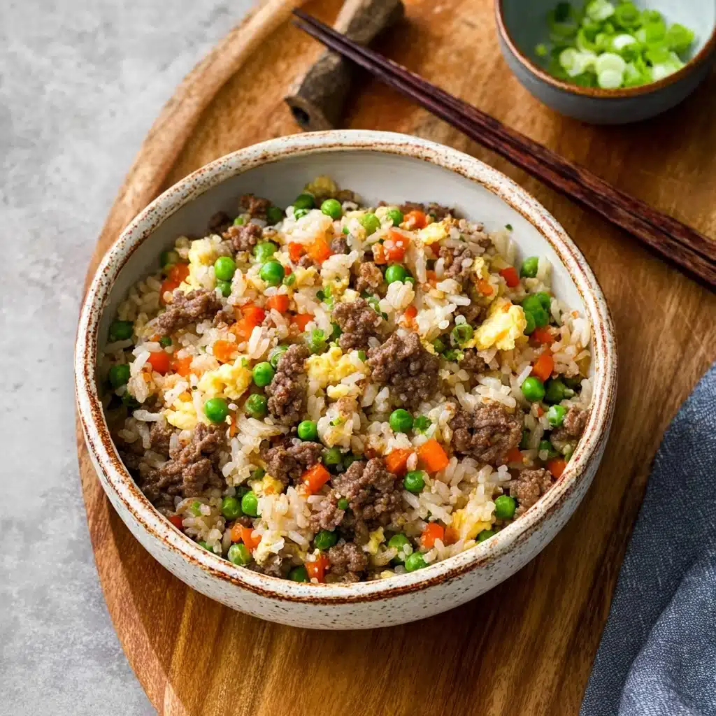 Ground Beef Fried Rice Recipe - Recipe Image