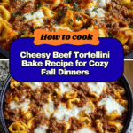 Cheesy Beef Tortellini Bake Recipe