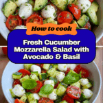 Easy Cucumber Mozzarella Salad