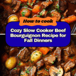Slow Cooker Beef Bourguignon Recipe