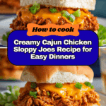 Cajun Chicken Sloppy Joes Recipe