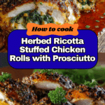 Herbed Ricotta Stuffed Chicken Rolls Recipe