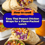 Thai Peanut Chicken Wraps Recipe