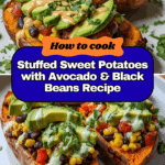 Stuffed Sweet Potato with Avocado Recipe