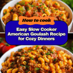 Crock Pot American Goulash Recipe