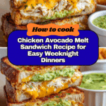 Chicken Avocado Melt Sandwich Recipe