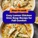 Lemon Chicken Orzo Soup