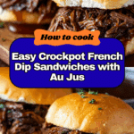 Crockpot French Dip Sandwiches Recipe