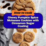 Chewy Pumpkin Spice Molasses Cookies Recipe