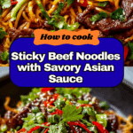 Sticky Beef Noodles Recipe