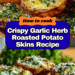 Garlic Herb Roasted Potato Skins Recipe