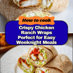 Crispy Chicken Ranch Wraps Recipe