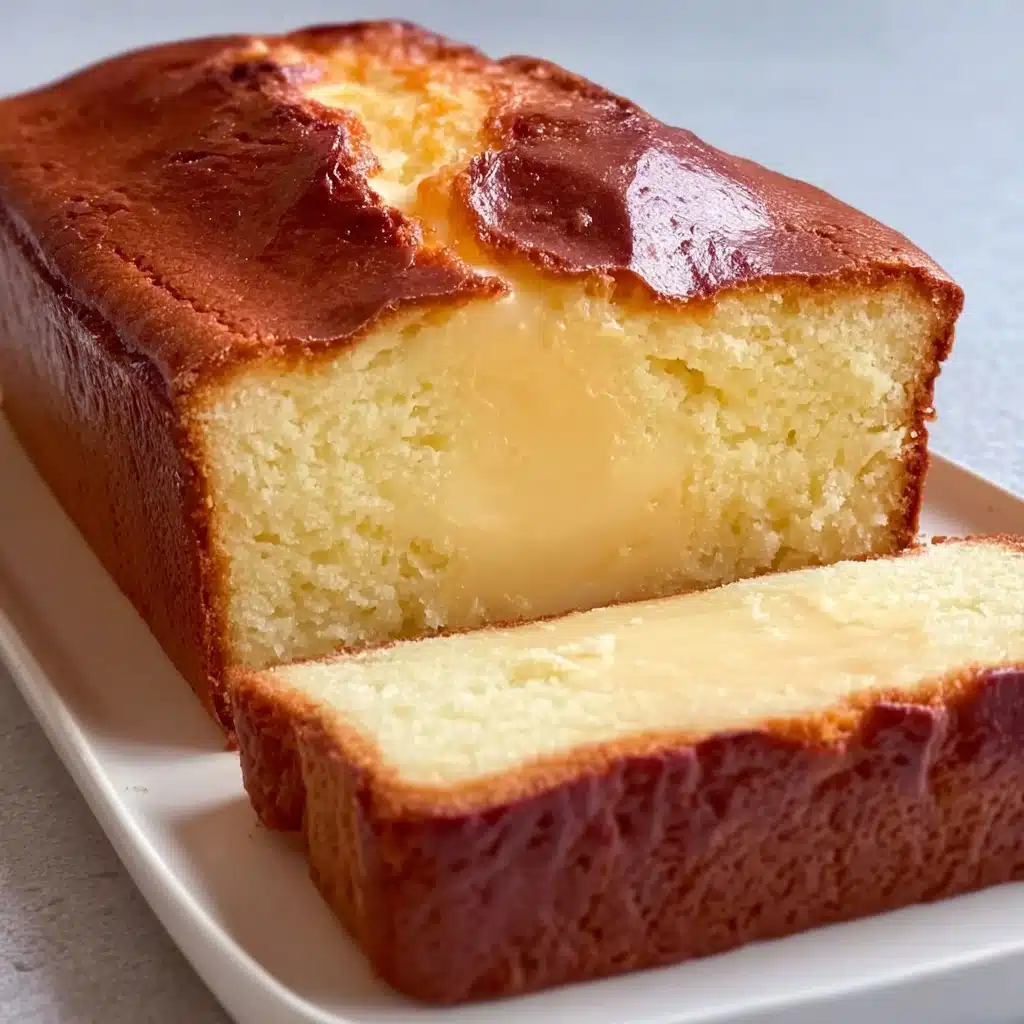Loaf Pan Basque Cheesecake Recipe - Recipe Image