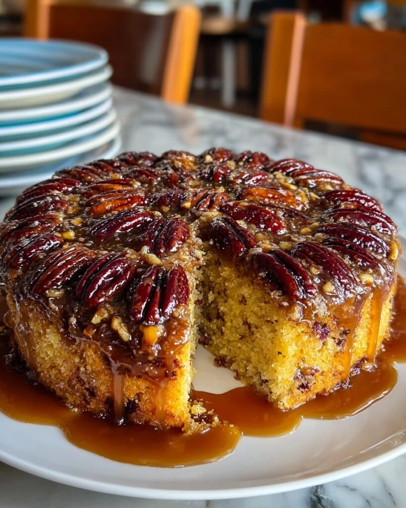 Pecan Upside Down Cake Recipe