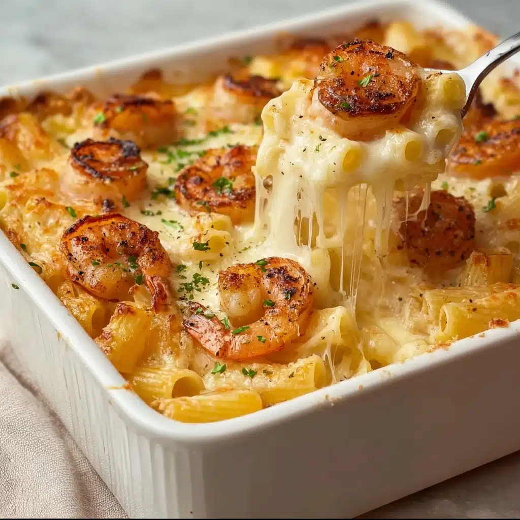 Shrimp Scampi Pasta Bake Recipe
