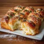 Mozzarella Stuffed Rosemary Parmesan Soft Pretzels Recipe