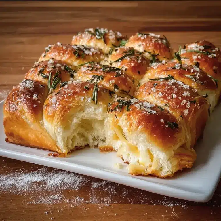 Mozzarella Stuffed Rosemary Parmesan Soft Pretzels Recipe