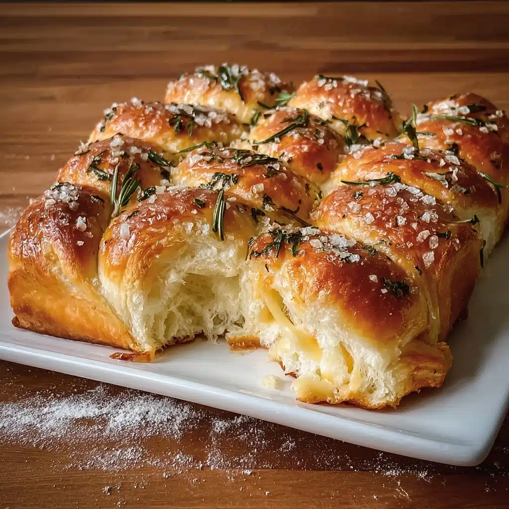 Mozzarella Stuffed Rosemary Parmesan Soft Pretzels Recipe