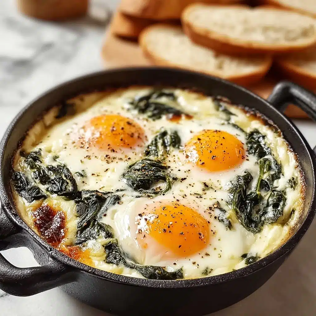 Baked Eggs Florentine Recipe