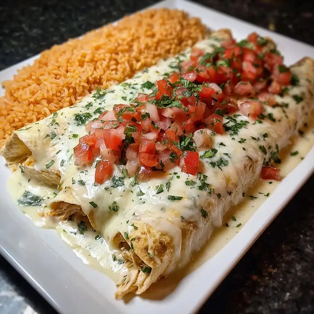 Queso Chicken Enchiladas Recipe
