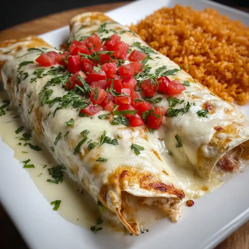 Queso Chicken Enchiladas Recipe - Recipe Image
