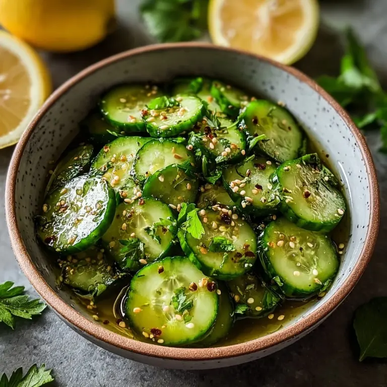 Honey Lime Cucumber Salad Recipe