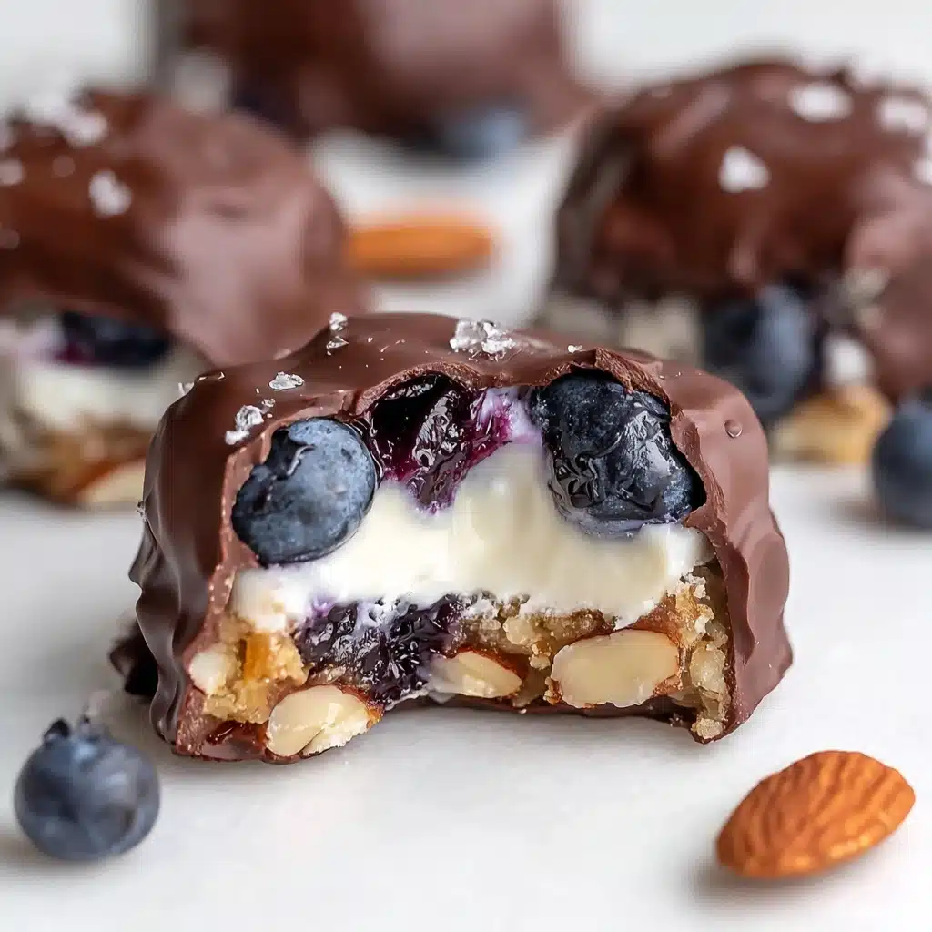 Wholesome Frozen Blueberry Yogurt Clusters Recipe - Recipe Image