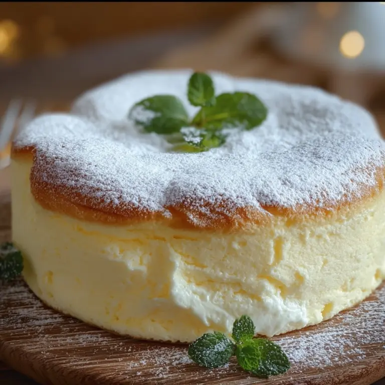 Light & Fluffy Yogurt Cloud Cake Recipe