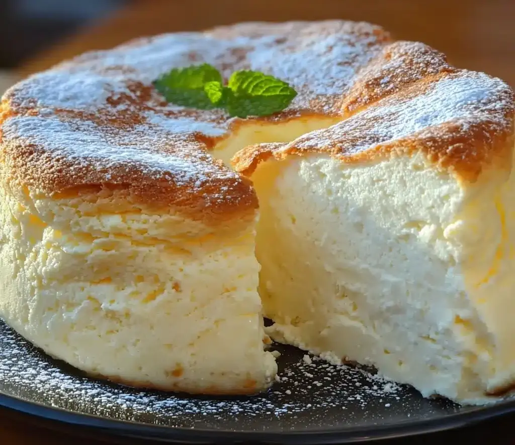 Light & Fluffy Yogurt Cloud Cake Recipe