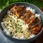 Creamy Garlic Chicken Bowls Recipe