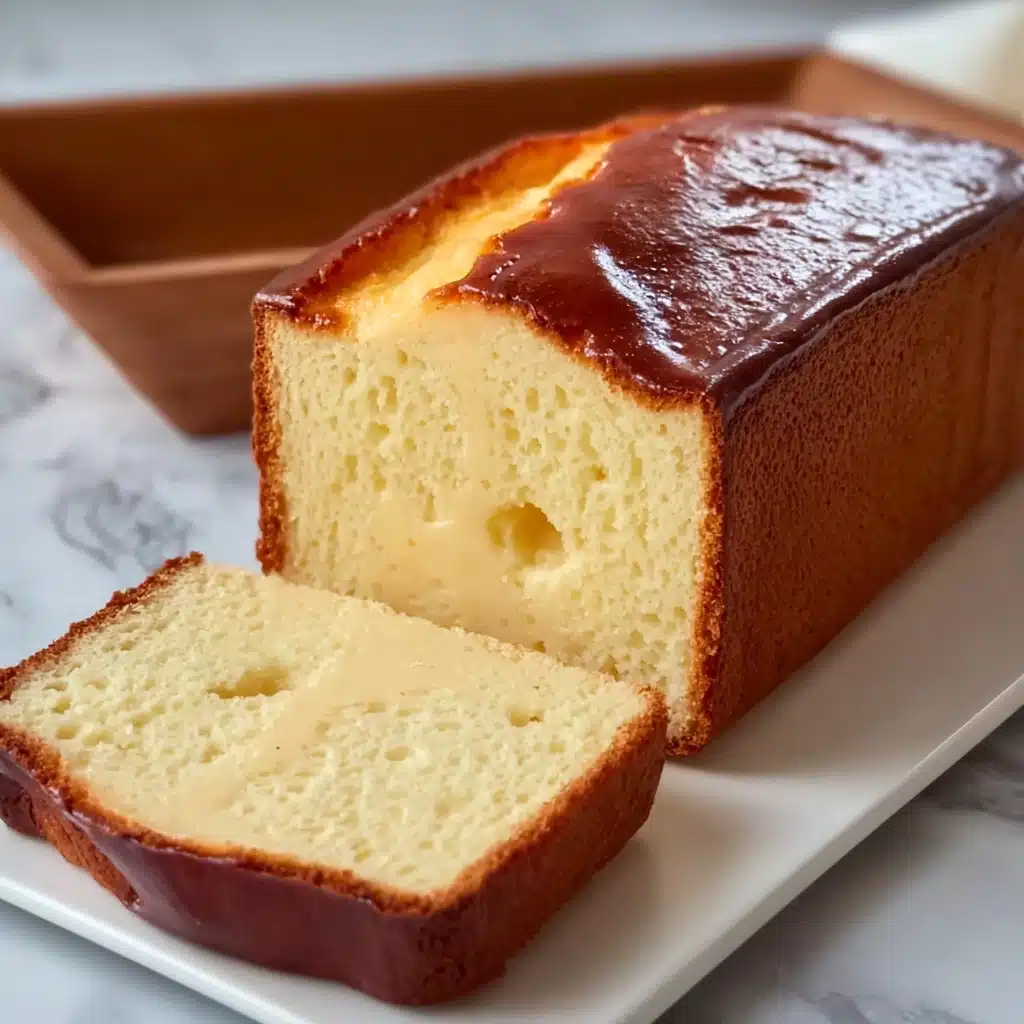 Loaf Pan Basque Cheesecake Recipe - Recipe Image