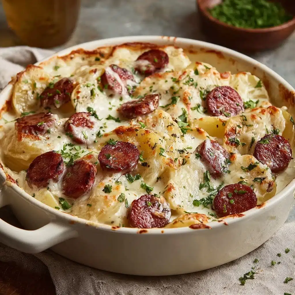 Kielbasa and Pierogi Bake Recipe - Recipe Image