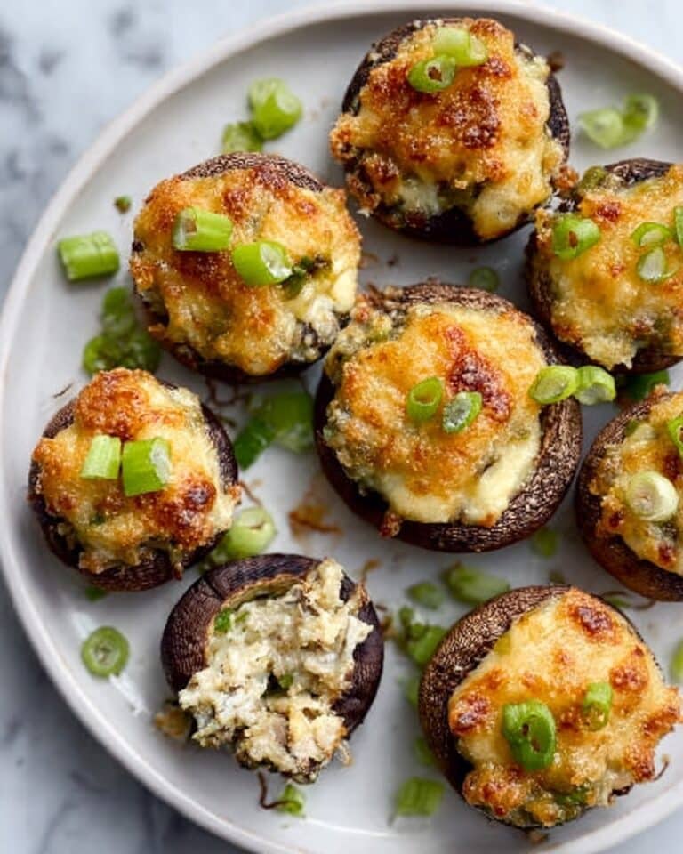 Jalapeno Popper Mushrooms Recipe