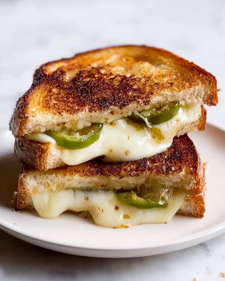 Crispy Dill Pickle Grilled Cheese Sandwich Recipe