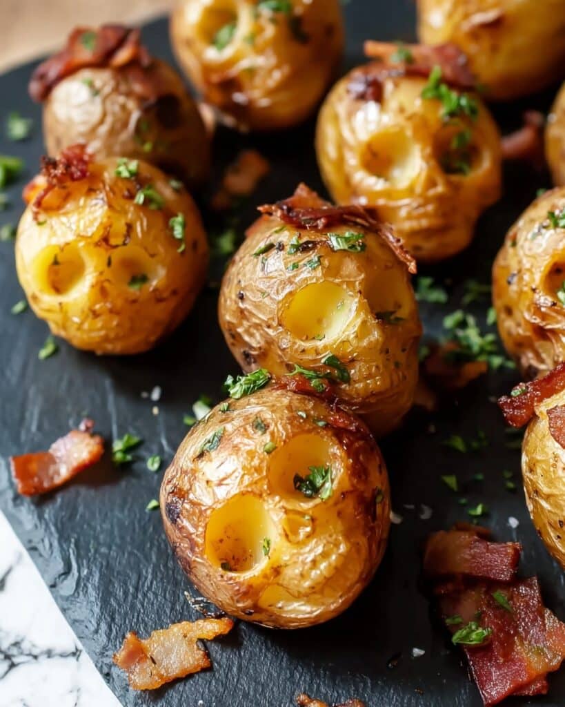 Halloween Skull Potatoes Recipe